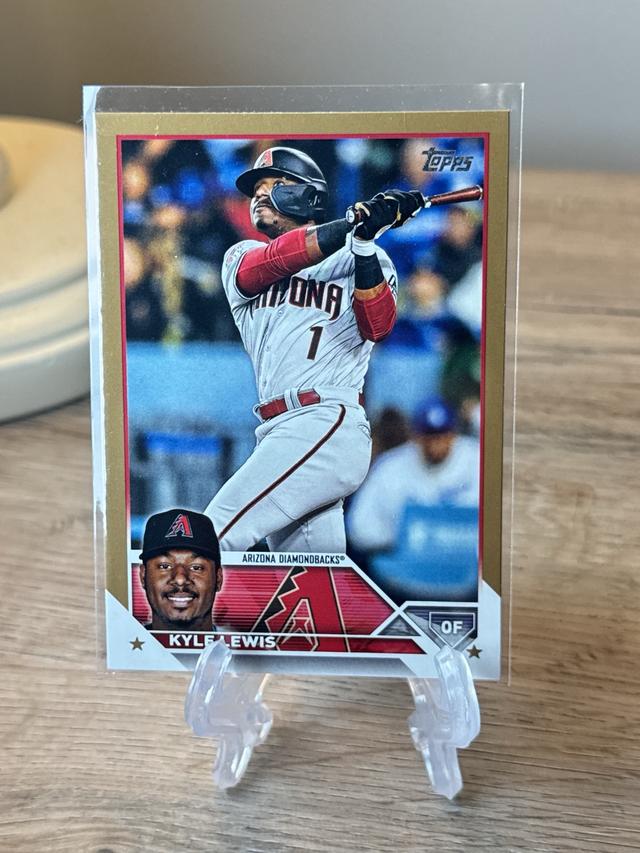 2023 Topps Update Series Kyle Lewis BASE SET Gold Parallel /2023 #US307