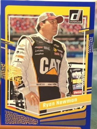 2024 Donruss Racing Ryan Newman Base Optic Blue Velocity #31