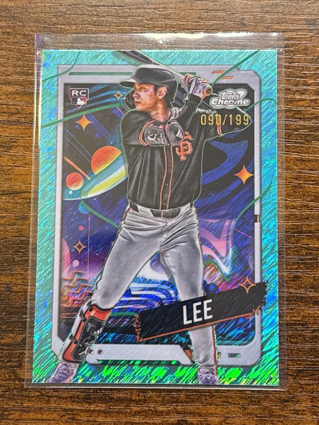 2024 Topps Cosmic Chrome Jung Hoo Lee Aqua Equinox Refractors /199 #110