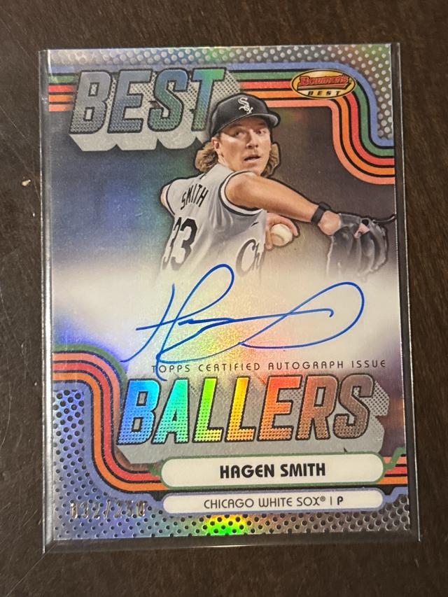 2024 Bowmans Best Hagen Smith Ballers Autographs Purple Refractors /250