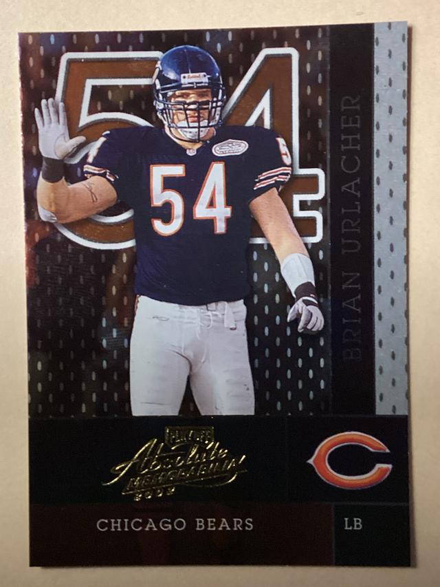 2002 Playoff Absolute Football Brian Urlacher ﻿Base #14