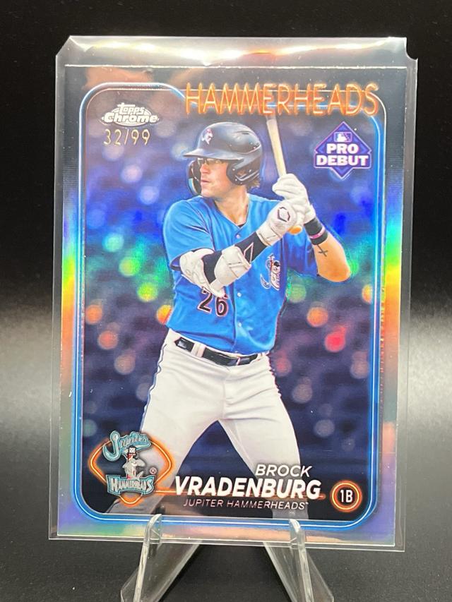 2024 Topps Pro Debut Brock Vradenburg Chrome Refractors /99 #PDC-103