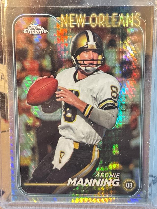 2024 Topps Chrome Football Archie Manning ﻿Base Set #135