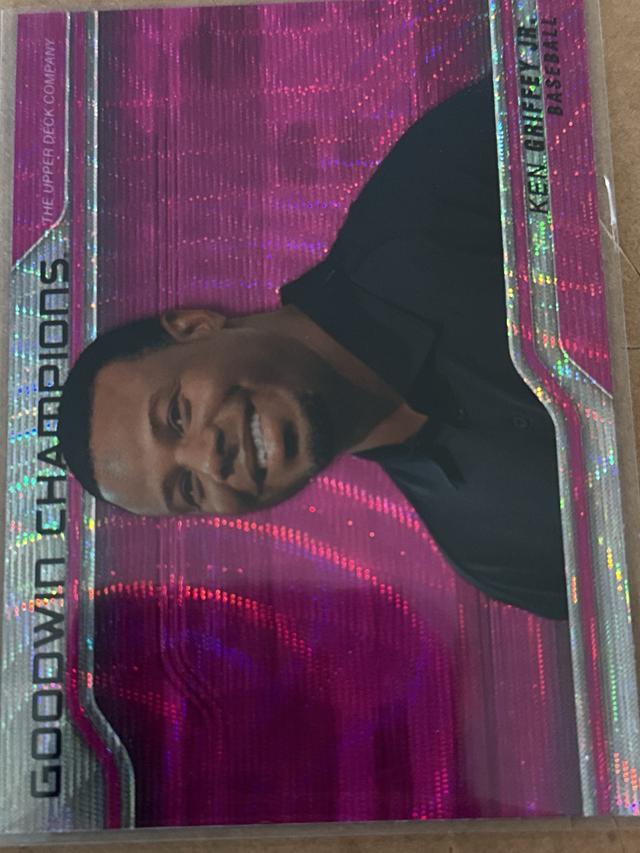 2023 Upper Deck Goodwin Champions Ken Griffey Jr. Pink Wave #P56