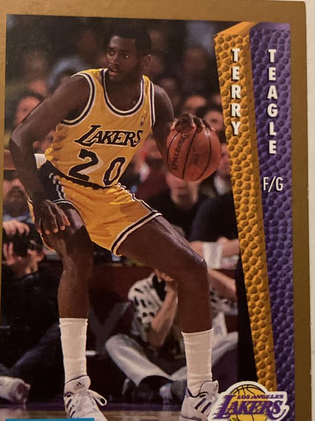 1992-93 Fleer Basketball Terry Teagle ﻿Base #112