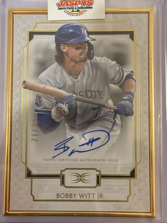 Derek Jeter 2024 Topps Definitive Gold Framed Auto /30 #DCFA-DJ