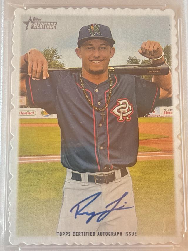 2018 Topps Heritage Minor League Royce Lewis Color Image /25 #DEA-RL