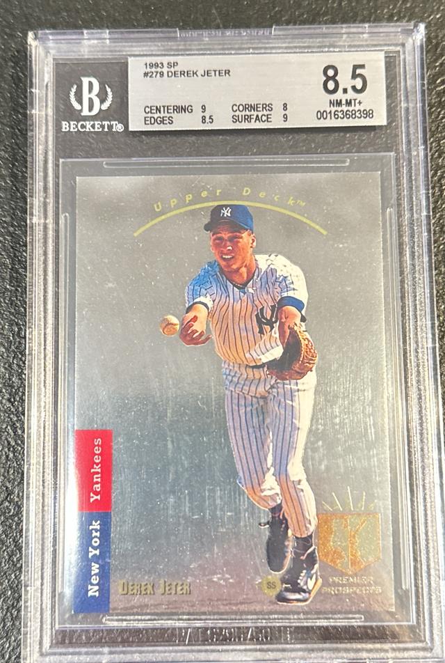 1993 Upper Deck SP Derek Jeter  Premier Prospects Foil #279