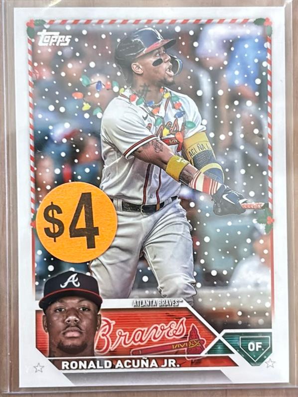 2023 Topps Holiday Ronald Acuña Jr. Rare #H43