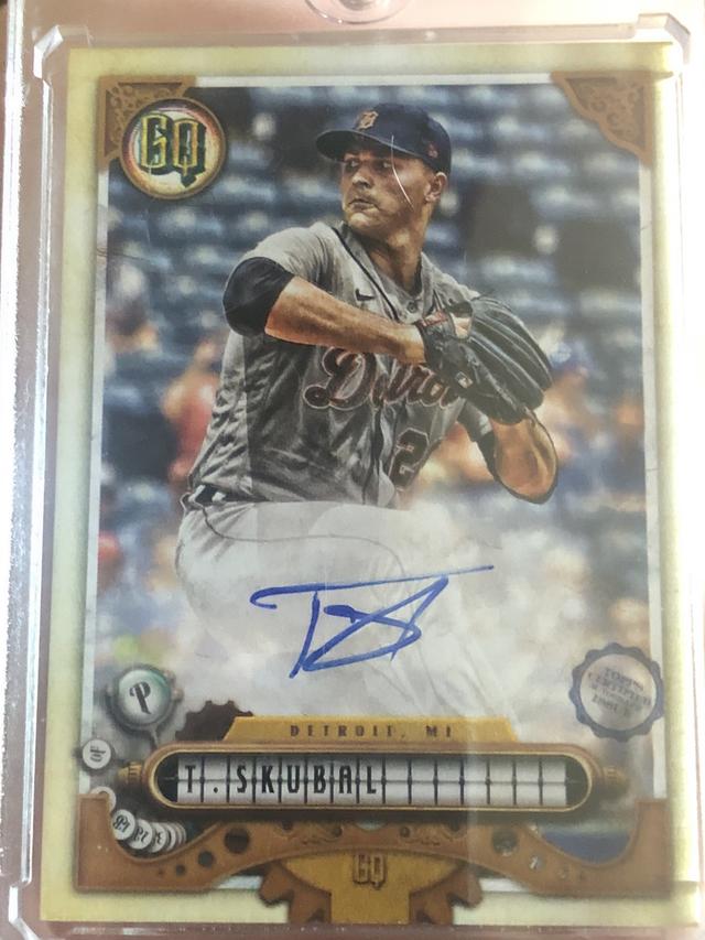 2022 Topps GQ Tarik Skubal AUTOGRAPHS #GQA-TSK