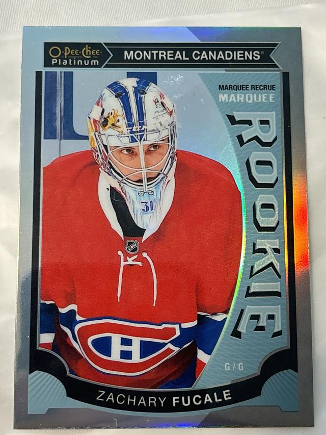 2015-16 O-Pee-Chee Platinum Zachary Fucale Marquee Rookies Set #M37