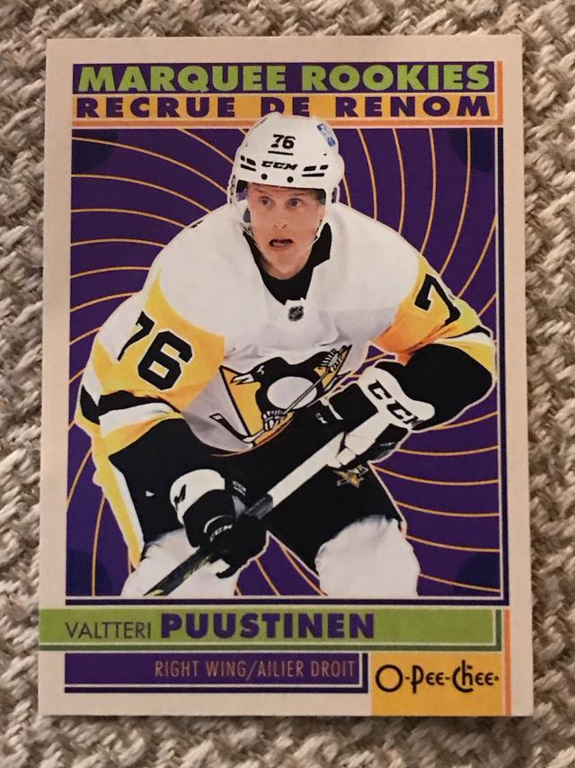 2022-23 O-Pee-Chee Hockey Valtteri Puustinen #589