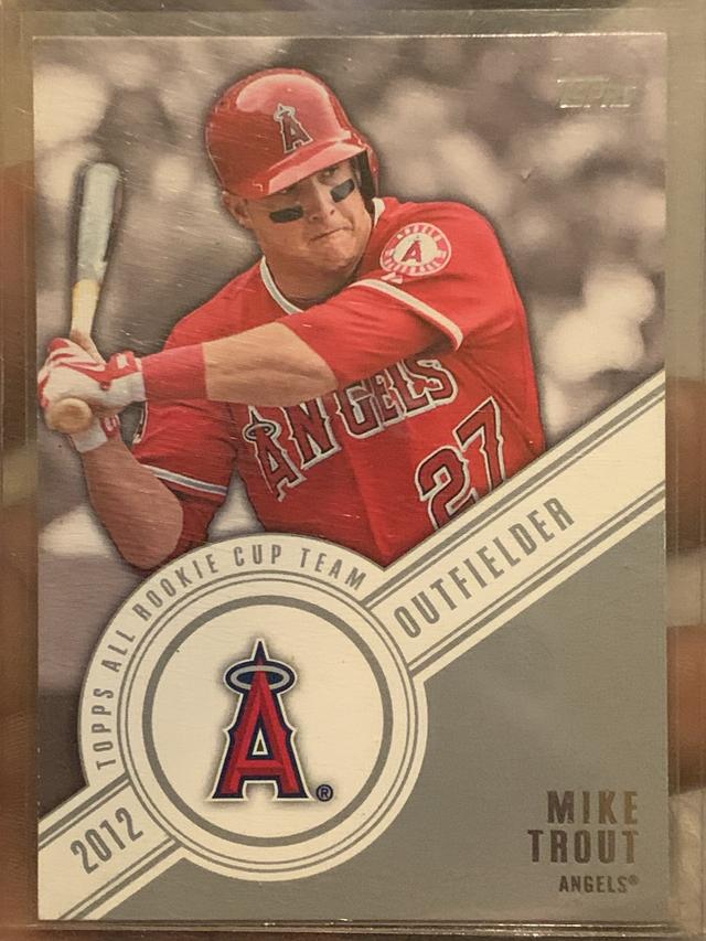 2014 Topps Series 1 Mike Trout All-Rookie Cup Team Set #RCT-7