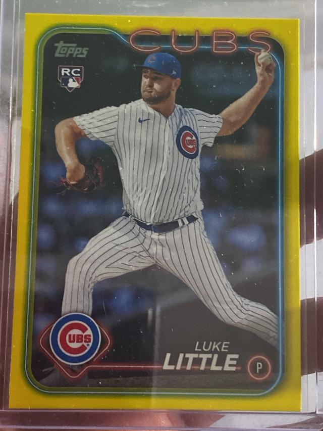 2024 Topps Series 2 Luke Little BASE SET Yellow #546