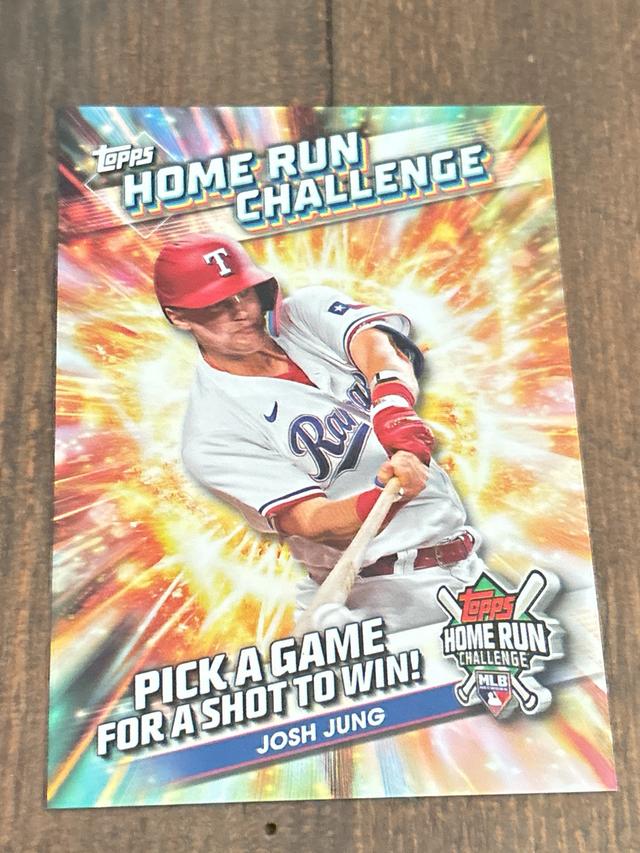 2024 Topps Series 2 Josh Jung HOMERUN CHALLENGE CODE CARD #HRC-26