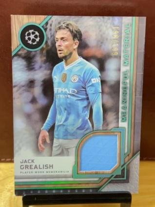 2023-24 Topps Museum Collection UEFA Champions League Jack Grealish Meaningful