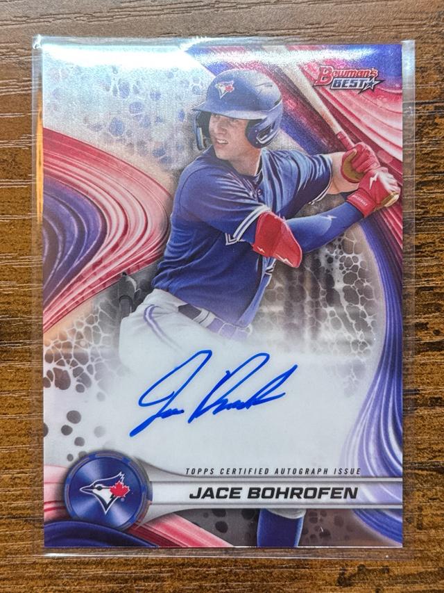 2024 Bowmans Best Jace Bohrofen Auto Blue Jays #B24-JBO