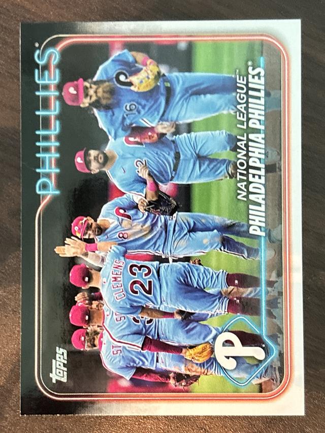 2024 Topps Series 1 Philadelphia Phillies BASE CARD SET #126