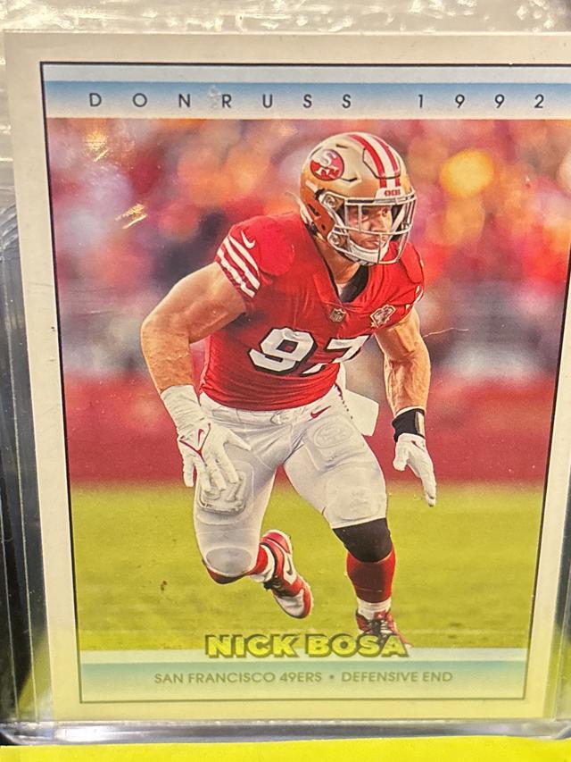 2022 Donruss Football Nick Bosa Retro 1992 Set #40