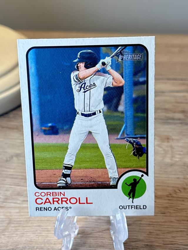 2022 Topps Heritage Minor League Corbin Carroll Base Set #121