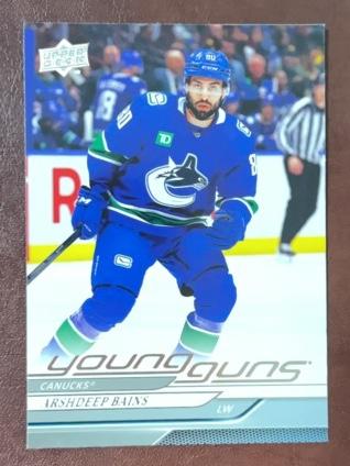 2024-25 Upper Deck Series 1 Arshdeep Bains Young Guns #231