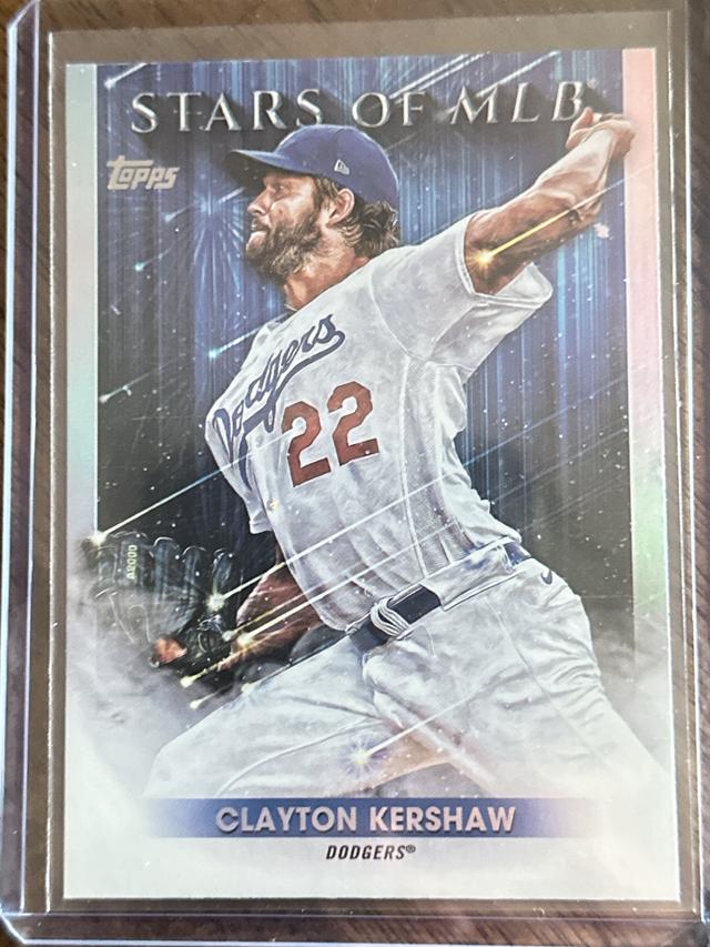 2022 Topps Series 1 Clayton Kershaw STARS OF MLB #SMLB-28