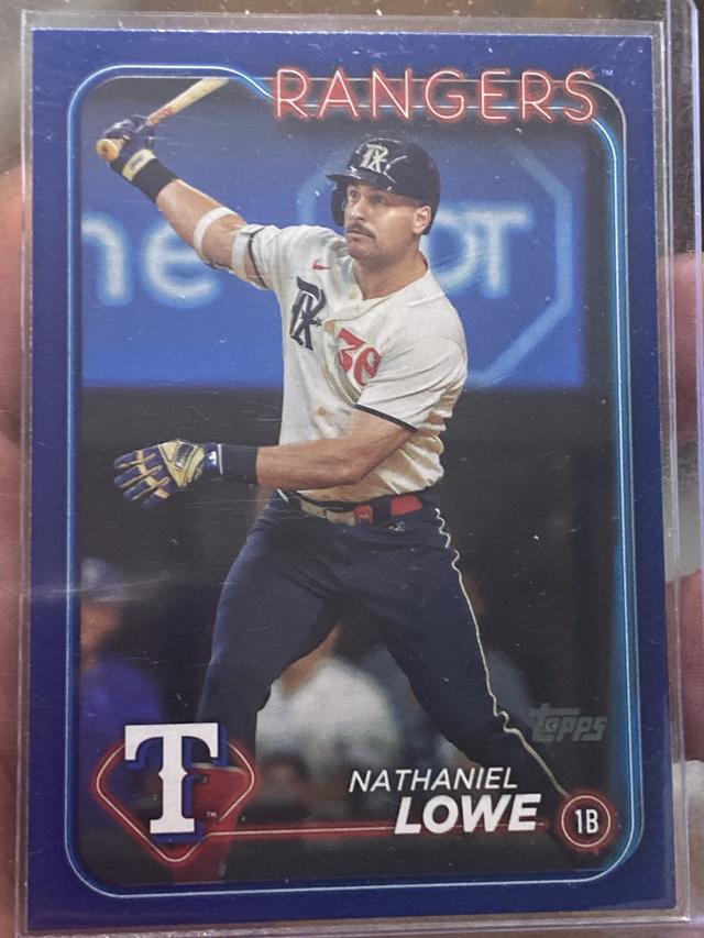 2024 Topps Series 1 Nathaniel Lowe BASE CARD SET #174