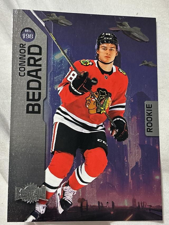 2023-24 SkyBox Metal Universe Hockey Connor Bedard Rookies #198