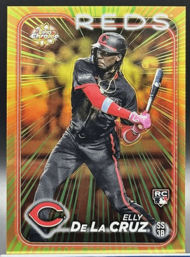 2024 Topps Chrome Elly De La Cruz Radiating Rookies Checklist #RR-1