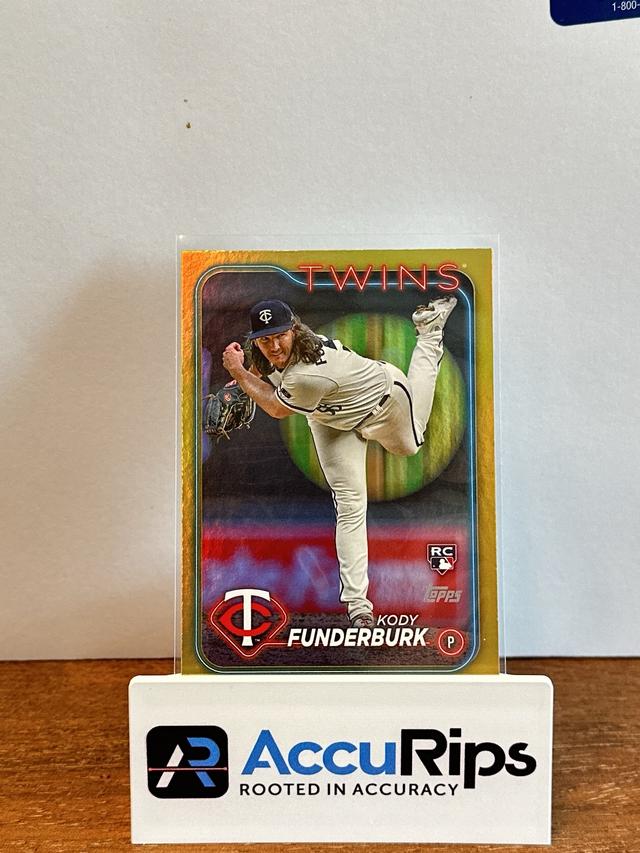 2024 Topps Series 2 Kody Funderburk BASE SET Gold Foil #538