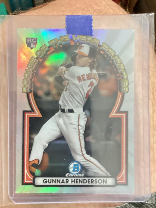 2023 Bowman Chrome Mega Gunnar Henderson #ROYF-15