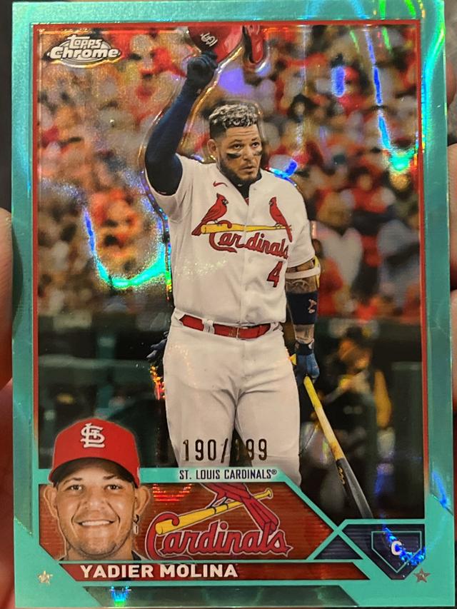 2023 Topps Chrome Yadier Molina BASE CARDS I /199 #14