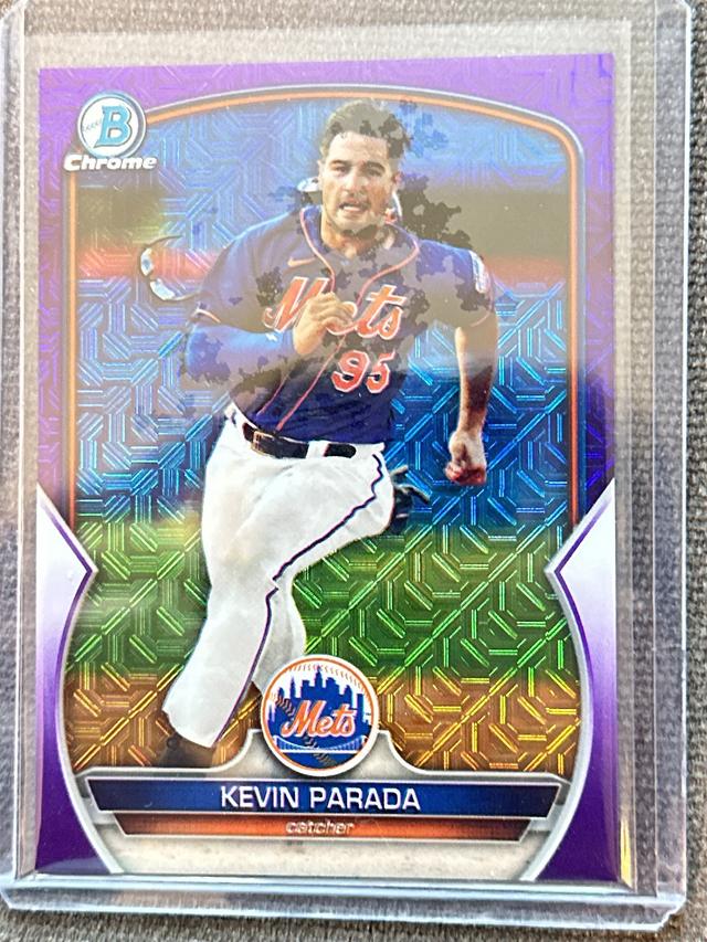 2023 Bowman Chrome Mega Kevin Parada Purple /299 #BCP-201