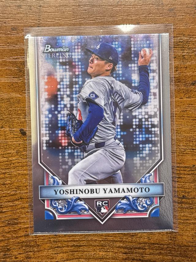 2024 Bowman Sterling Yoshinobu Yamamoto Rookie Card RC Dodgers #BSR-40