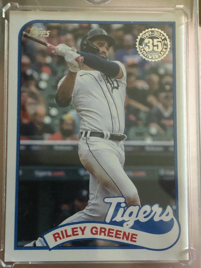 2024 Topps Series 1 Riley Greene 1989 TOPPS BASEBALL #89B-82