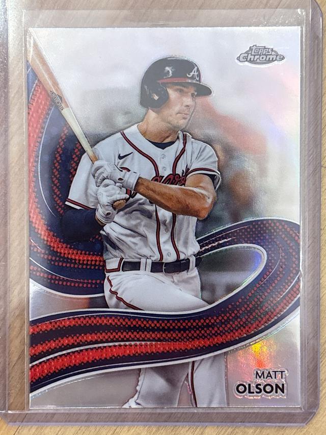 2024 Topps Chrome Matt Olson Strokes Checklist #S-13