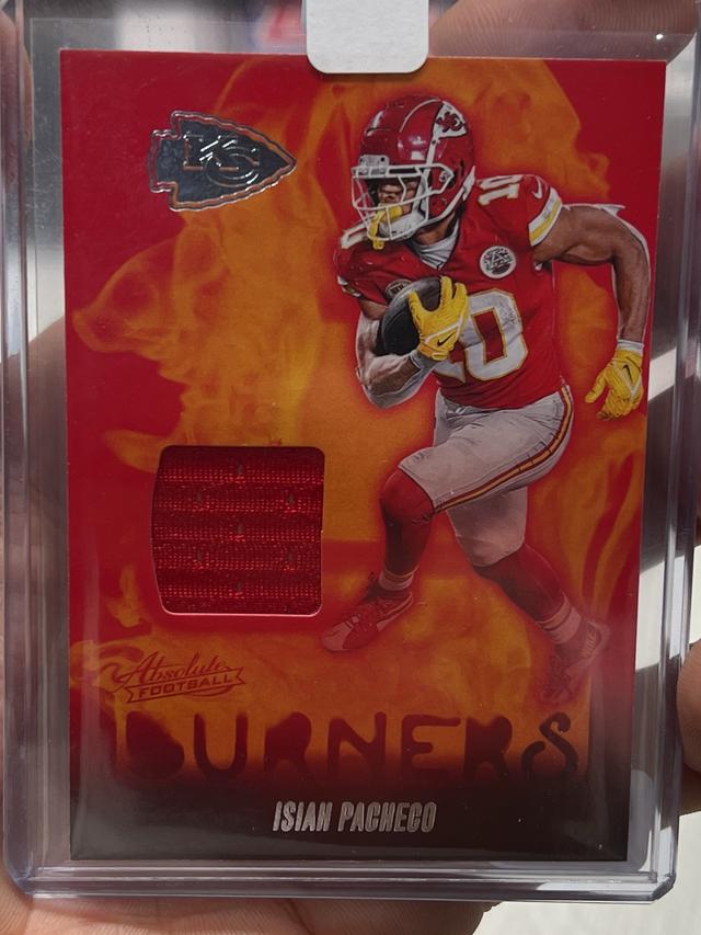 2024 Panini Absolute Football Isiah Pacheco Burners #AB-IPO