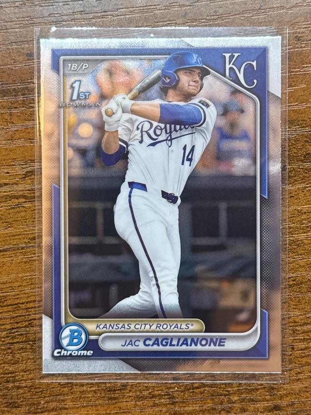 2024 Bowman Chrome Draft Jac Caglianone #BDC-8 Royals