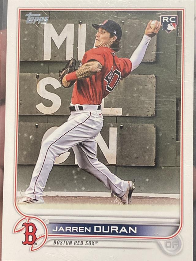 2022 Topps Series 1 Jarren Duran BASE SET #187