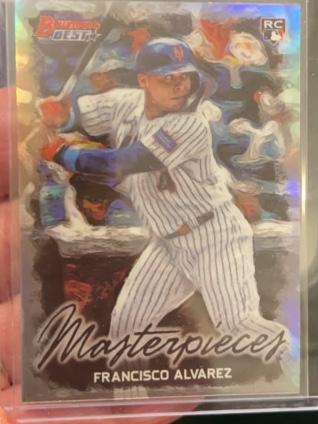 2023 Bowman's Best Francisco Alvarez BOWMAN MASTERPIECES #BM-9