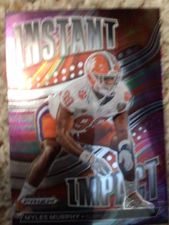 2023 Panini Prizm Draft Picks Football Myles Murphy Instant Impact Set #II-23