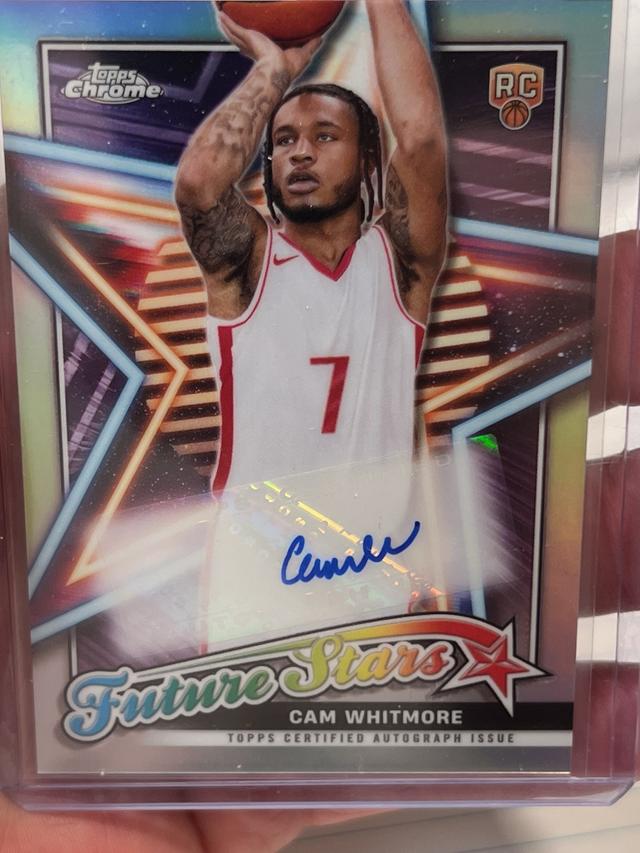 2023-24 Topps Chrome Basketball Cam Whitmore Houston Rookie #FSA-CW