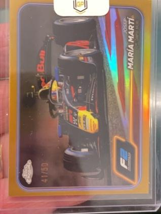 2024 Topps Chrome Formula 1 Josep María Martí F2 Cars /50 #114