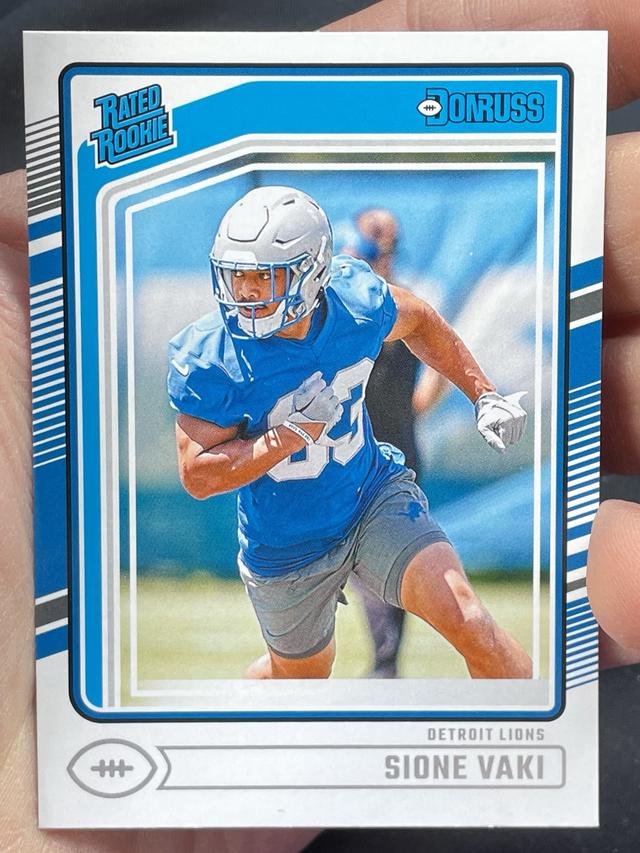 2024 Donruss Football Sione Vaki Rated Rookies #332