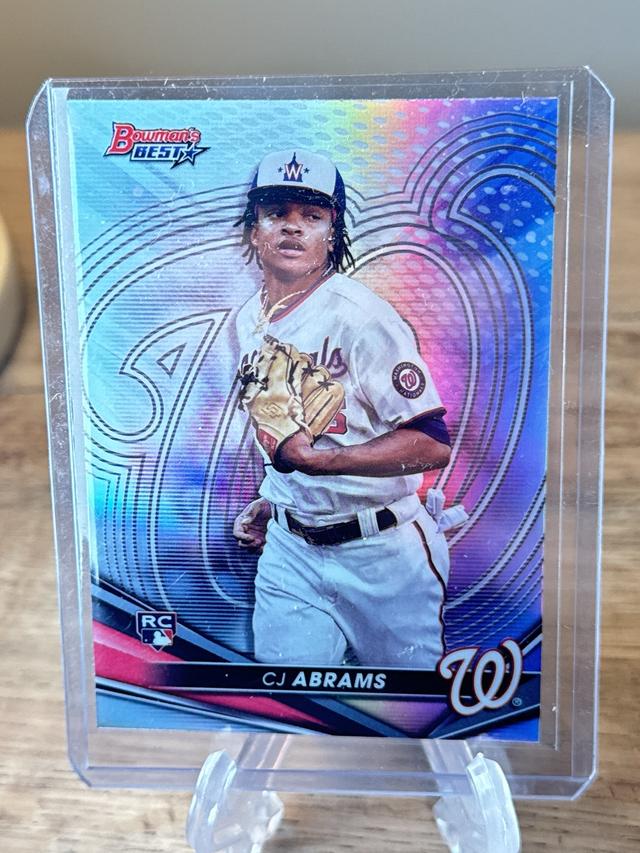 2022 Bowman's Best CJ Abrams Base Set Refractor #49