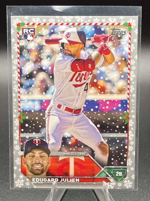 2023 Topps Holiday Edouard Julien BASE CARDS #H69