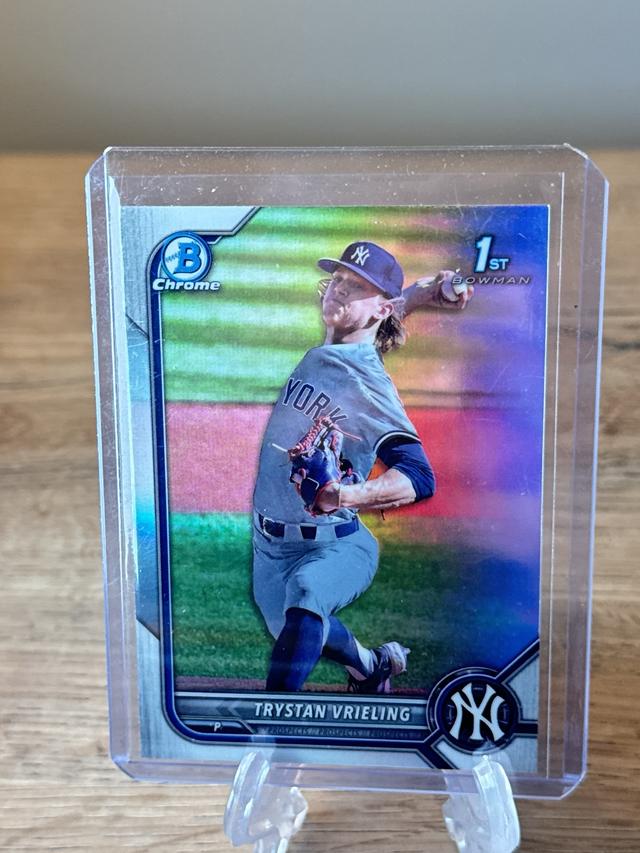 2022 Bowman Draft Trystan Vrieling Bowman Chrome Checklist Refractor #BDC-43