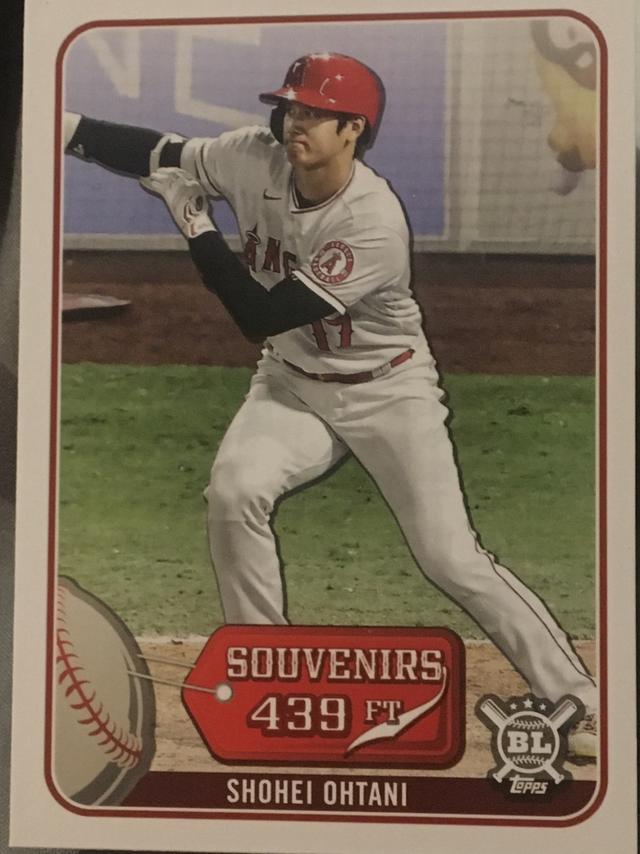 2021 Topps Big League Shohei Ohtani Souvenirs Checklist #SO-3