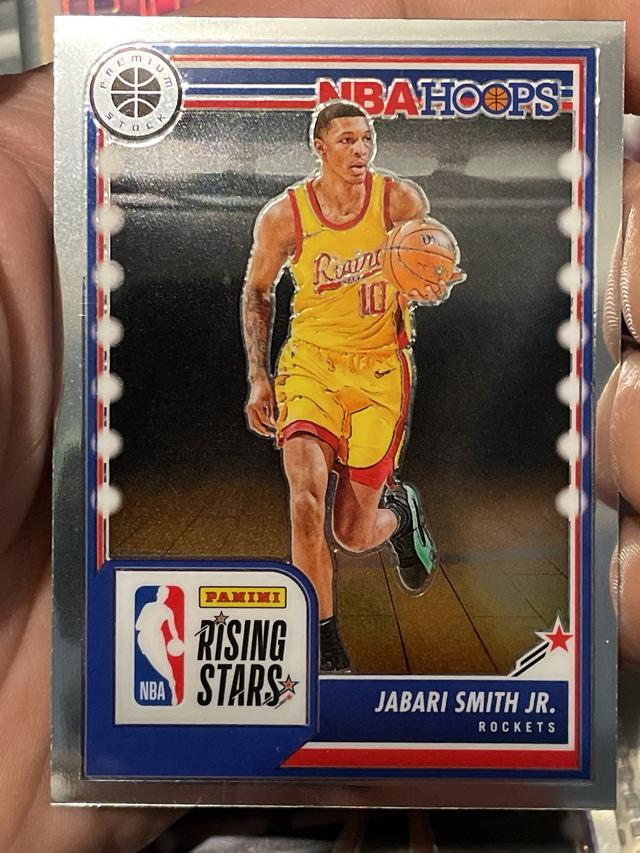 2023-24 Panini Hoops Premium Stock Jabari Smith Jr. Rising Stars #285