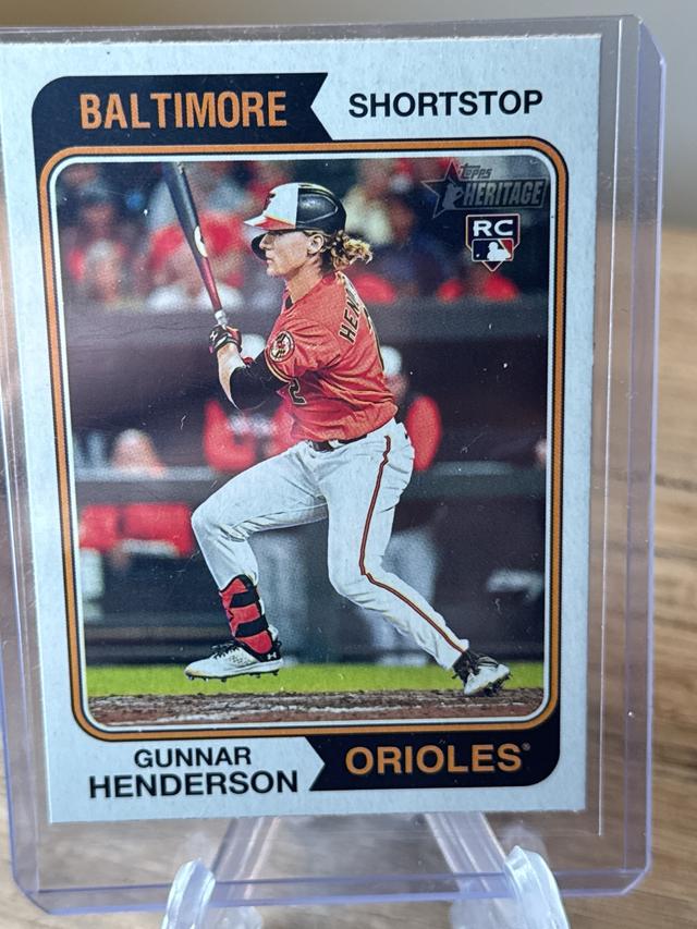 2023 Topps Heritage Gunnar Henderson BASE #64